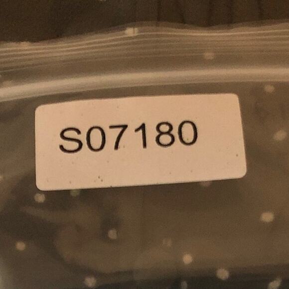 Ava & Viv Womens Blouse Green White Polka Dot Sleeveless Henley Stretch 1X - Picture 12 of 12